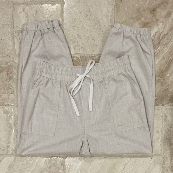Loft Oat / Tan Joggers (Size M) - Picture 1 of 6